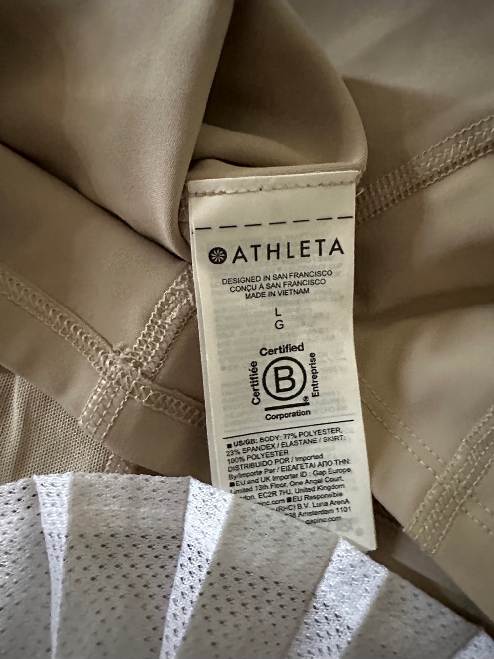 Athleta power serve tank dress large tennis skirt skirt - Picture 11 of 15